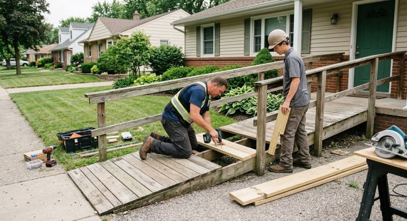 Deck Ramp Installation in Kansas City, KS