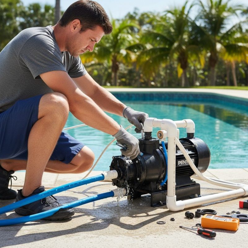 Local Pool Equipment Repair pros at work