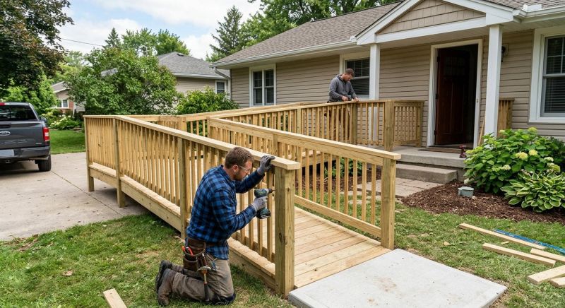 Stair Ramp Construction in Wilmington, NC