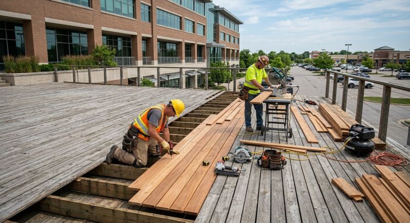 Wood Deck Repair in Redmond, WA