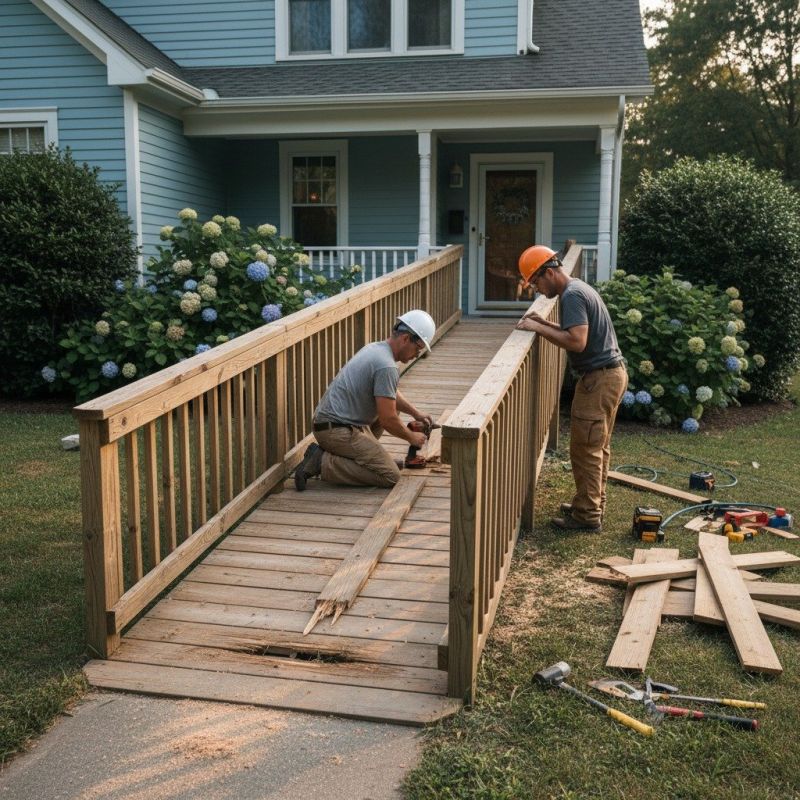 Accessible Ramp Construction in Conroe, TX