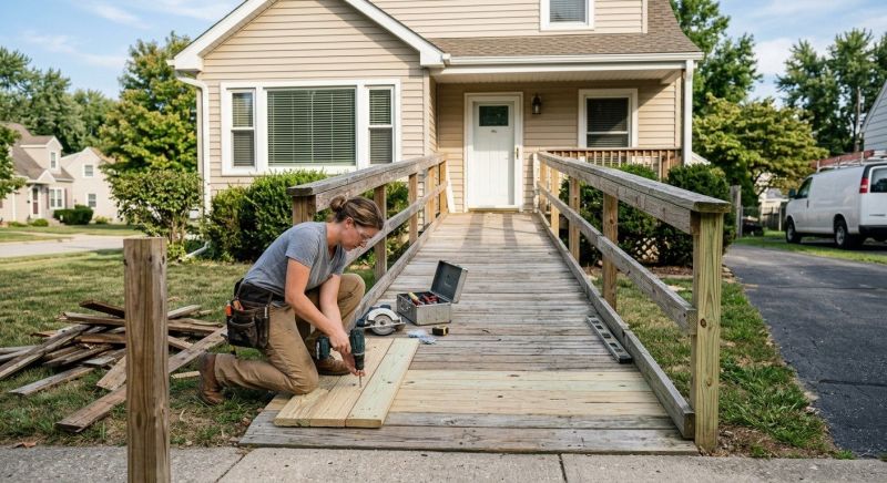 Accessible Ramp Installation in Conroe, TX