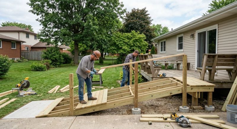 Deck Ramp Construction in Kansas City, KS
