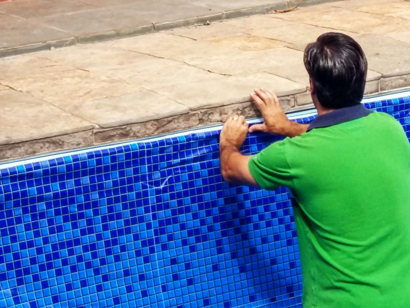 Pool Technician at Work